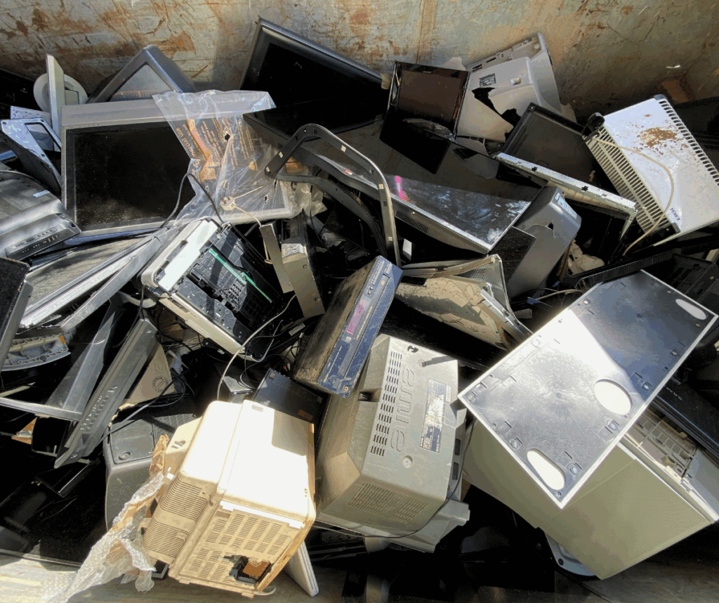 Dumpster full of tech